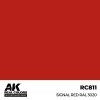AK Interactive RC811 Signal Red RAL 3020 17 ml